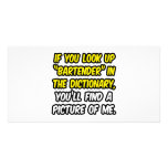 Bartender In Dictionary...My Picture Picture Card