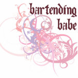 Bartending Babe Photo Cut Out