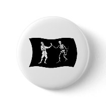 Bartholomew Roberts Flag Button