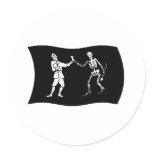 Bartholomew Roberts Flag Sticker