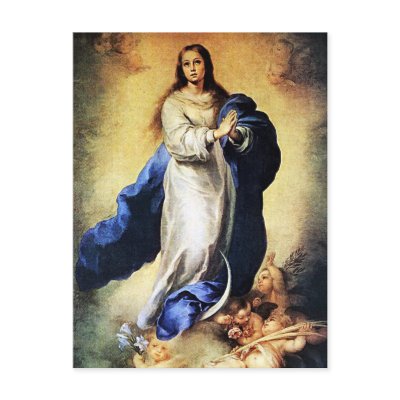 Bartolome Murillo - Immaculate Conception Postcard by MasterpieceArt