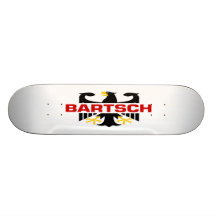 Bartsch Surname Custom Skateboard