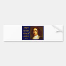 Baruch Spinoza Bumper Stickers