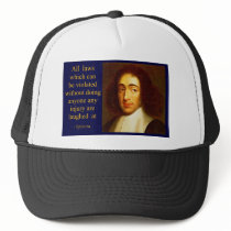 Baruch Spinoza Mesh Hat
