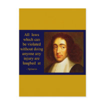 Baruch Spinoza Post Card