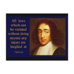 Baruch Spinoza postcards