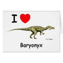Baryonyx Greeting Card