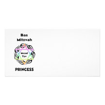 Bas Mitzvah Princess Photo Greeting Card