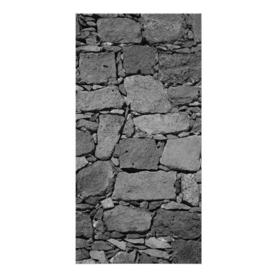 Basalt wall personalized photo card by gavila_pt