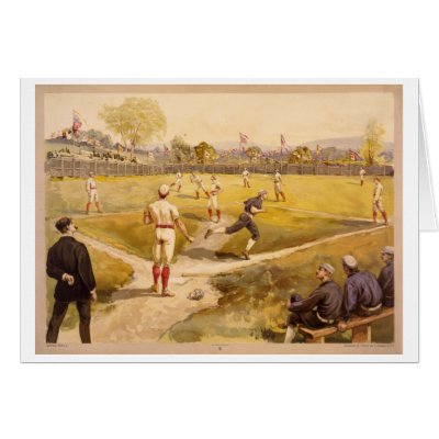 Base Ball Greeting Cards by ZephyrusBooks