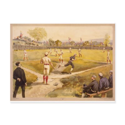 Base Ball Post Card by ZephyrusBooks