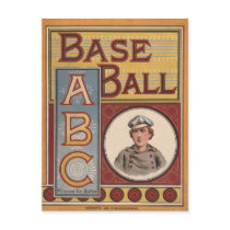 Baseball ABCs Post Cards