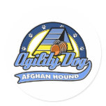 Baseball Afghan Hound Agility stickers