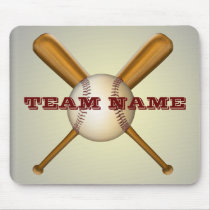 Baseball and Crossed Bats Customisable