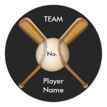 Baseball and Crossed Bats Customisable
