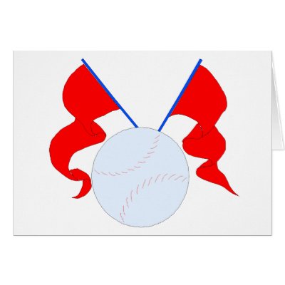 Baseball and Flags by CelebrationZazzle