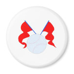 Baseball and Flags