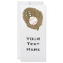 baseball and glove mitt rack card design
