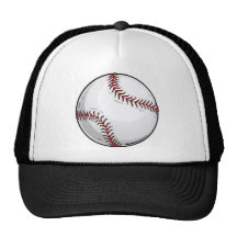 Baseball Ball 1 Mesh Hat
