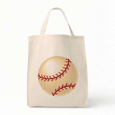 Baseball Ball 2 Canvas Bag by TeeZazzle