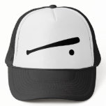 baseball bat and ball icon hats