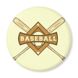 Baseball Bats and Ball T-shirts and Gifts Refrigerator Magnets