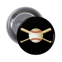 BASEBALL & BATS BUTTON