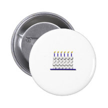 Baseball Birthday Cake Pinback Buttons