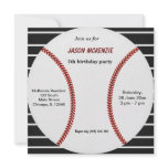 Baseball Birthday invitations