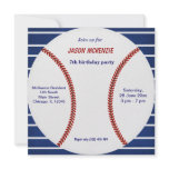 Baseball Birthday Personalized Invite