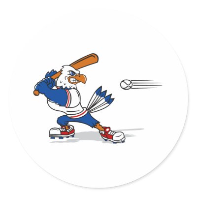 Baseball Blue Jay Stickers by justsports
