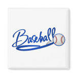 Baseball-blue magnets