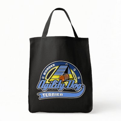 Baseball Border Terrier Agility Bags by MenagerieMayhem