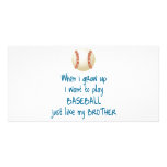 Baseball Brother Photo Greeting Card