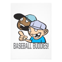 Baseball Buddies Personalized Invitations