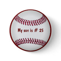 Baseball Button