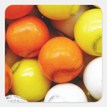 Baseball Candy Sticker