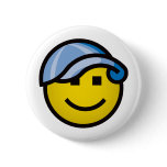 Baseball Cap Smilie - Blue Buttons