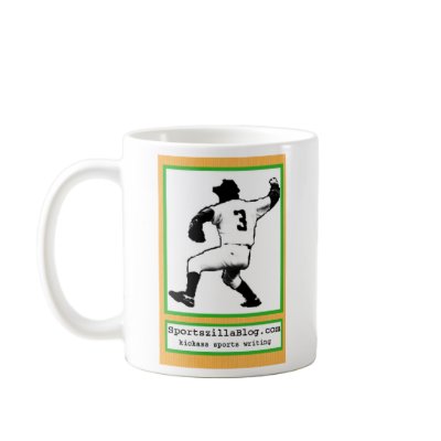 Baseball Card Pitcher Mug by sportszilla