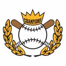 baseball champions logo design photo cut outs