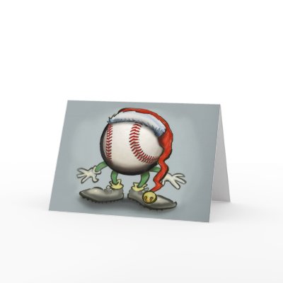 Baseball Christmas Card by FunGraphix