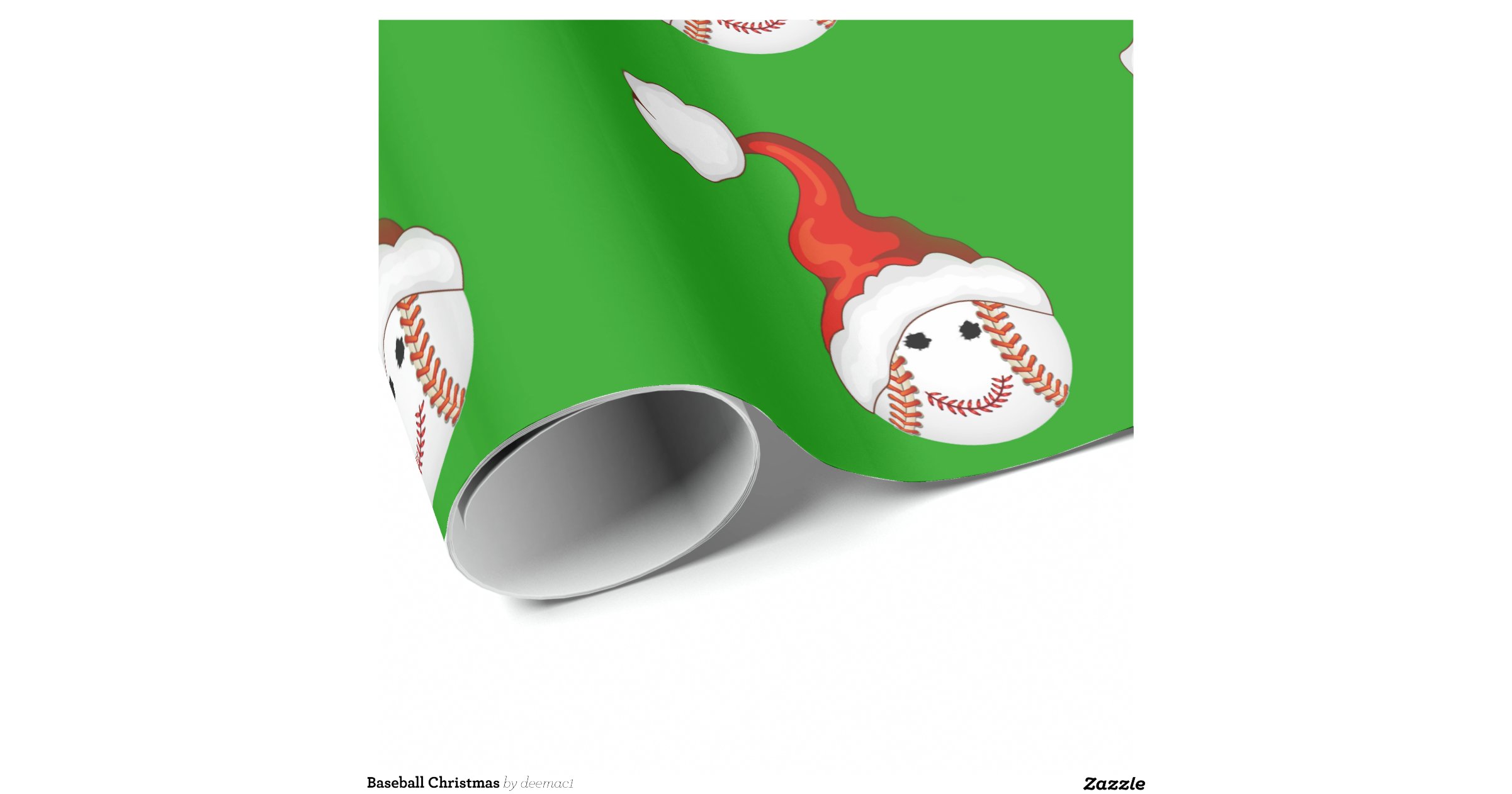baseball christmas gift wrapping paper zazzle baseball christmas gift wrapping paper zazzle