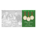 Baseball Christmas Photo Card