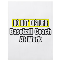 Baseball Coach At Work