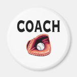 Baseball Coach (Ball and Glove) Fridge Magnets