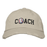Baseball Coach Embroidered Hat