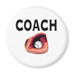 Baseball Coach (Glove) Magnets