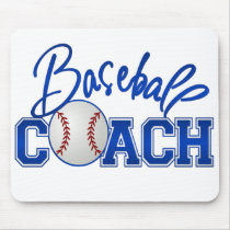 Baseball Coach Mouse Pads