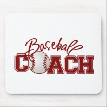 Baseball COACH Mouse Mat