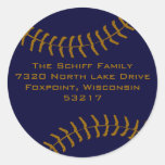 Baseball Custom Round Sticker